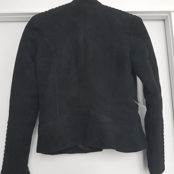 NWOT H&M suede biker jacket - Picture 2 of 6